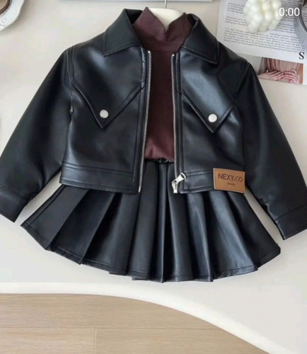 💎 ست سهتیکه چرمی دخترانه مزوندوز | خاص، دلبر و لوکس