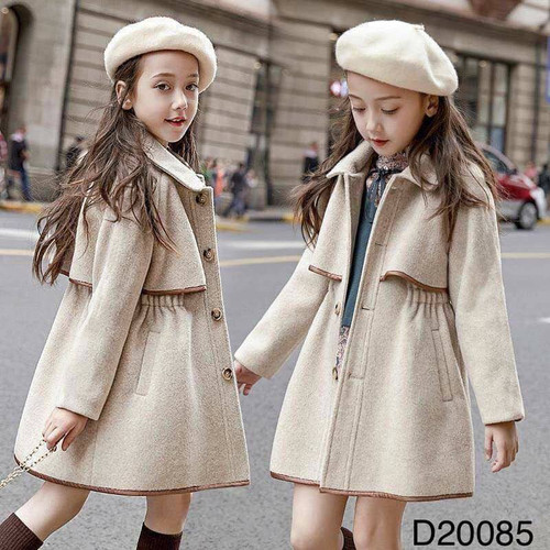 پالتو فوتر تکرنگ بچگانه – گرم و لطیف