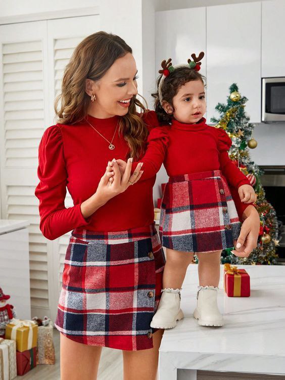 شومیز دامن یلدا مادر و دختری🎀🍉