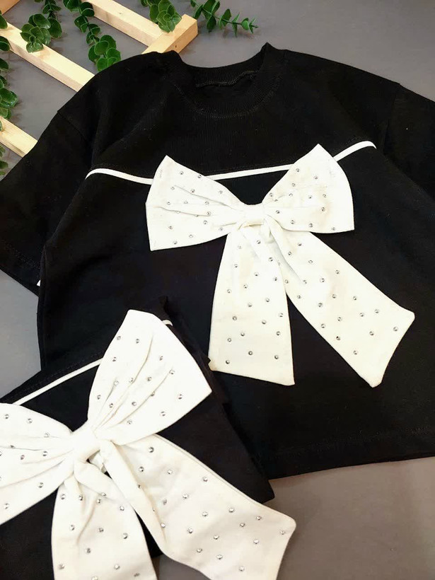 تیشرت شلوار پاپیون 🎀