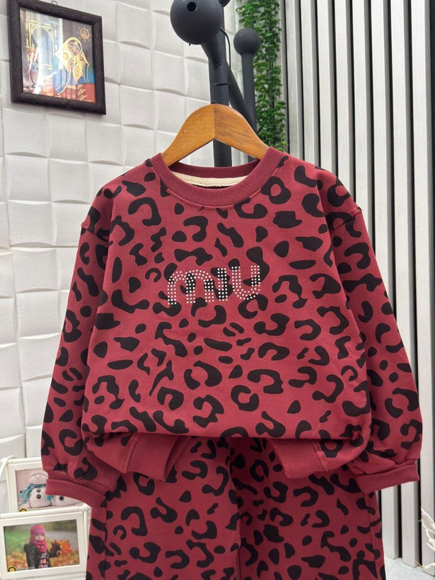 بلوز شلوار دورس پلنگی دخترانه 🎀
